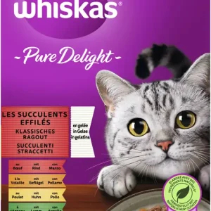 Highlight WHISKAS Pure Delight Klassisches Ragout in Gelee Multipack 24x85 g